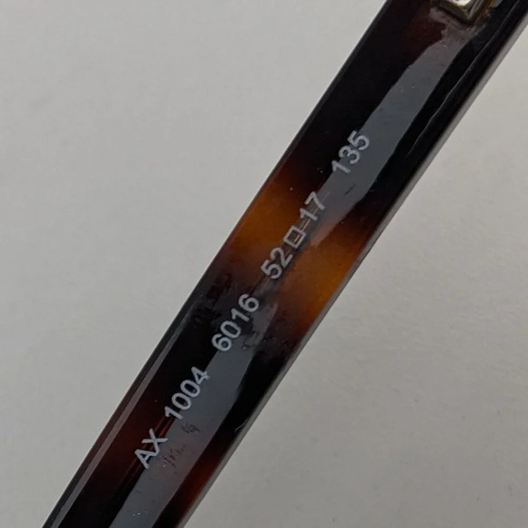 🕶️ Armani Exchange AX1004 6016 Semi Rimless Cat Eye Eyeglasses 52/17-135/JLE442 - Picture 6 of 8